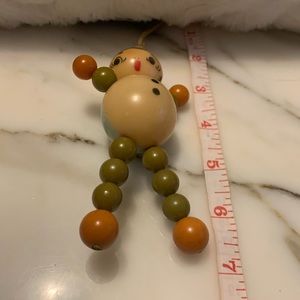 Bakelite and Celluloid Jointed Keychain charm